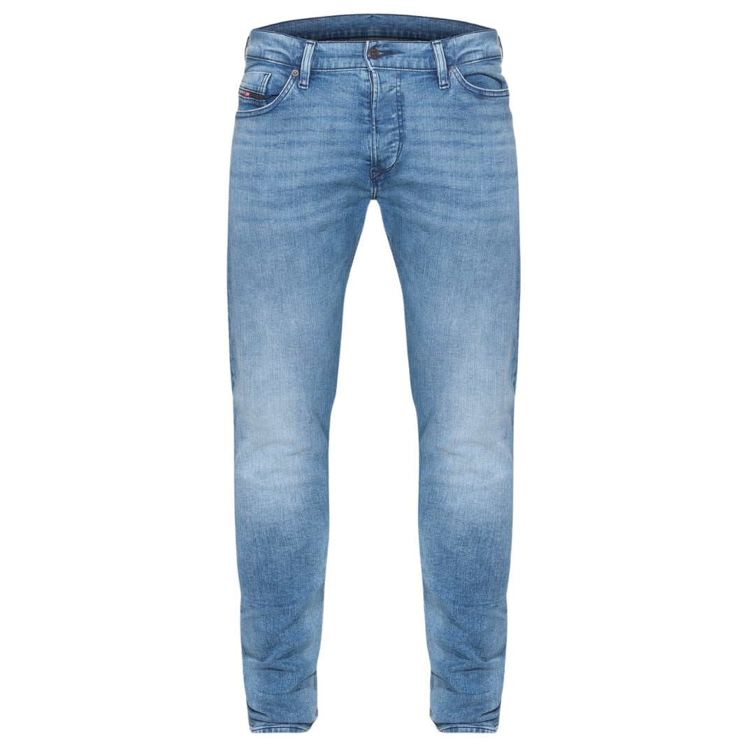 Diesel Tepphar-X skinny-fit effen blauwe jeans
