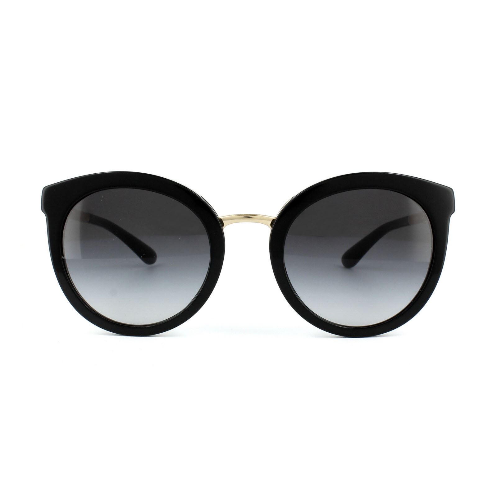 Dolce & Gabbana Zonnebril 4268 501/8G Zwart Grijs Verloop
