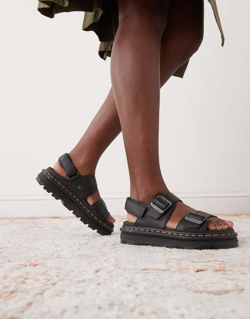 Dr Martens - ZebZag - Sandalen in Schwarz