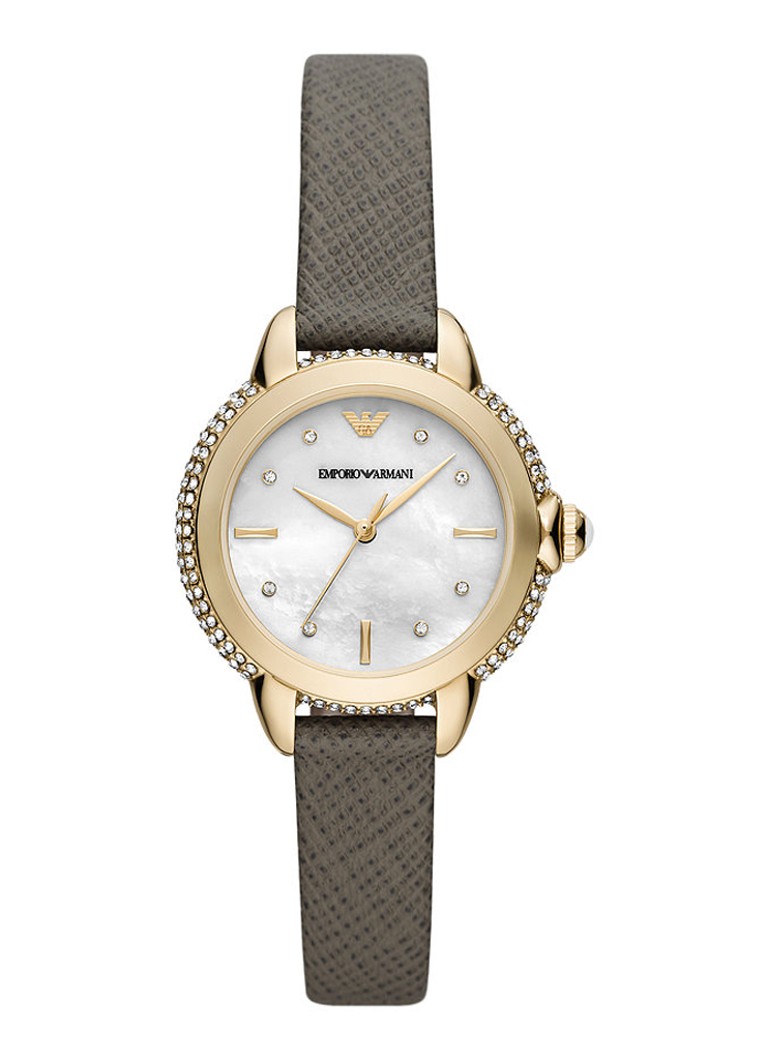 Emporio Armani Mia Dames Horloge Grijs AR11526