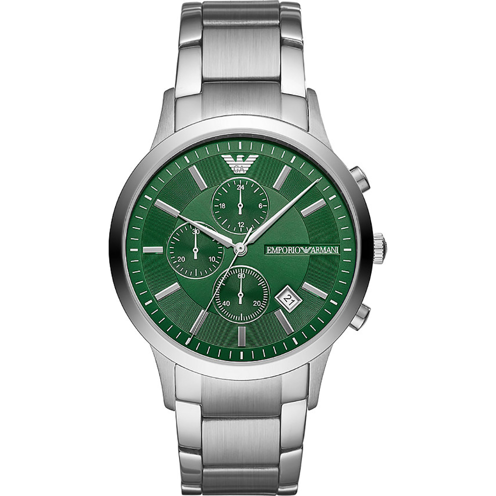 Emporio Armani Renato Heren Horloge Zilverkleurig AR11507