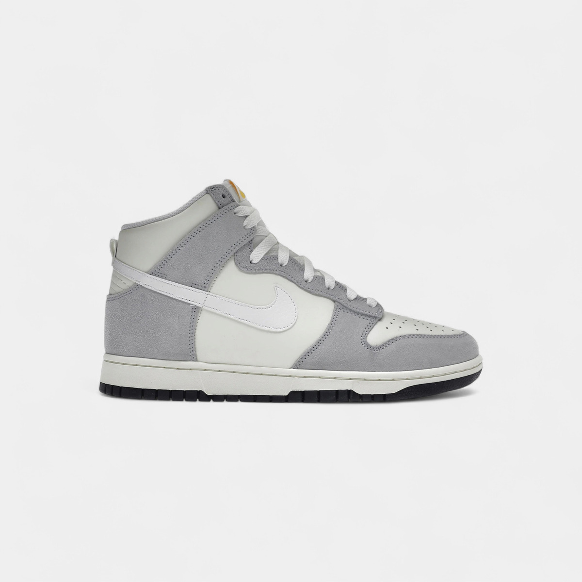 Hoge Sneakers Nike Dunk High Retro Sail Pure Platinum Black White