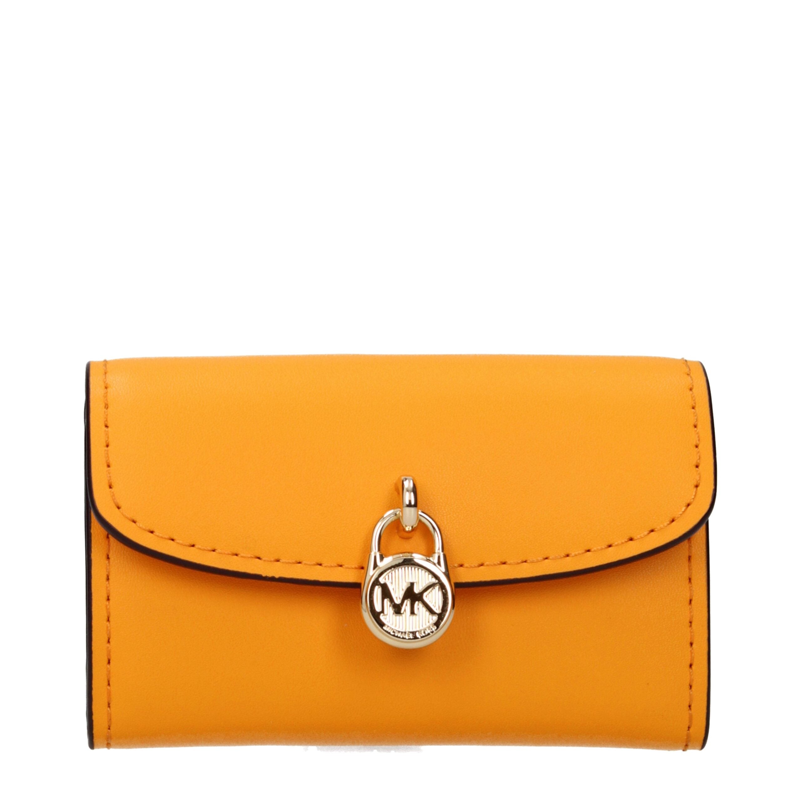 Michael Kors Oranje Leren Portemonnee