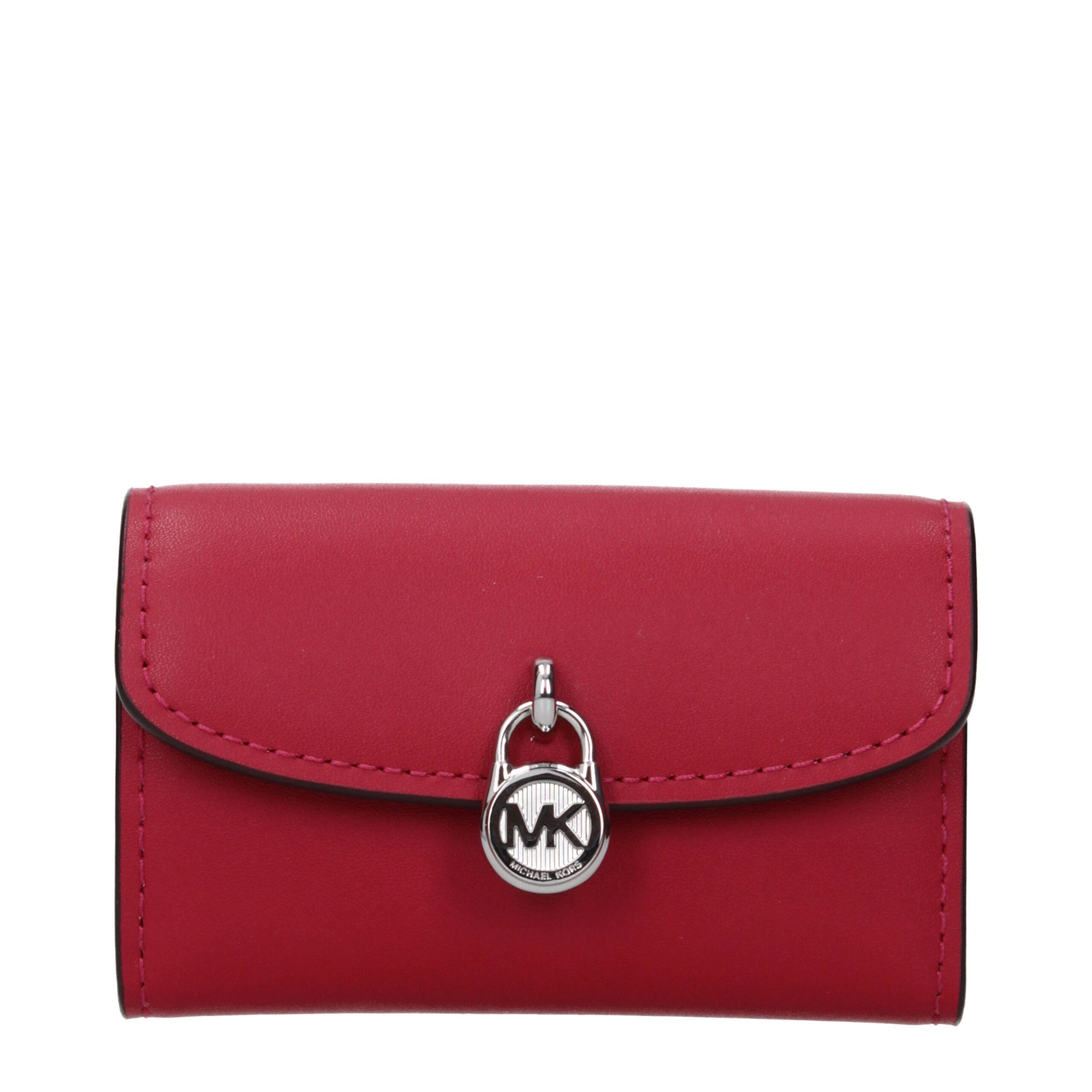 Michael Kors Rode Leren Portemonnee