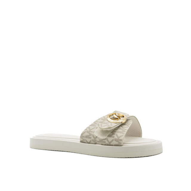 Michael Kors Signature logo slide sandaal