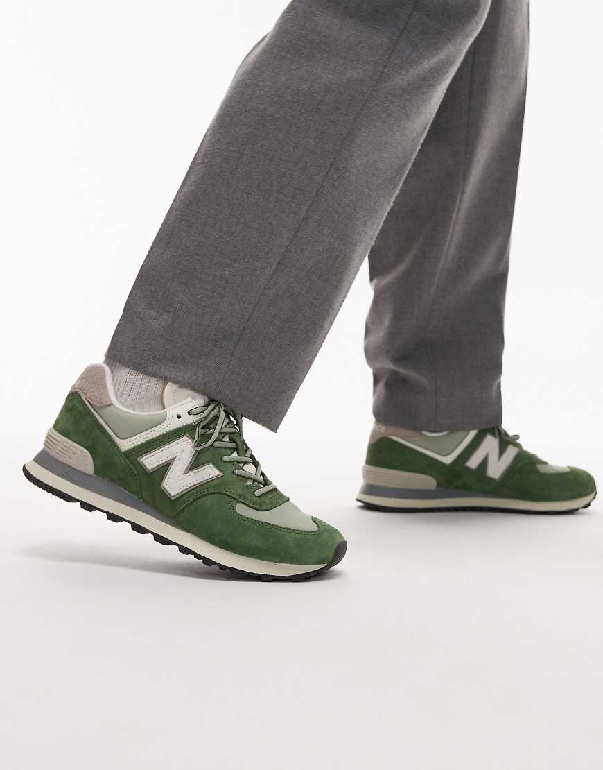 New Balance - 574 - Sneaker in Dunkelgrün