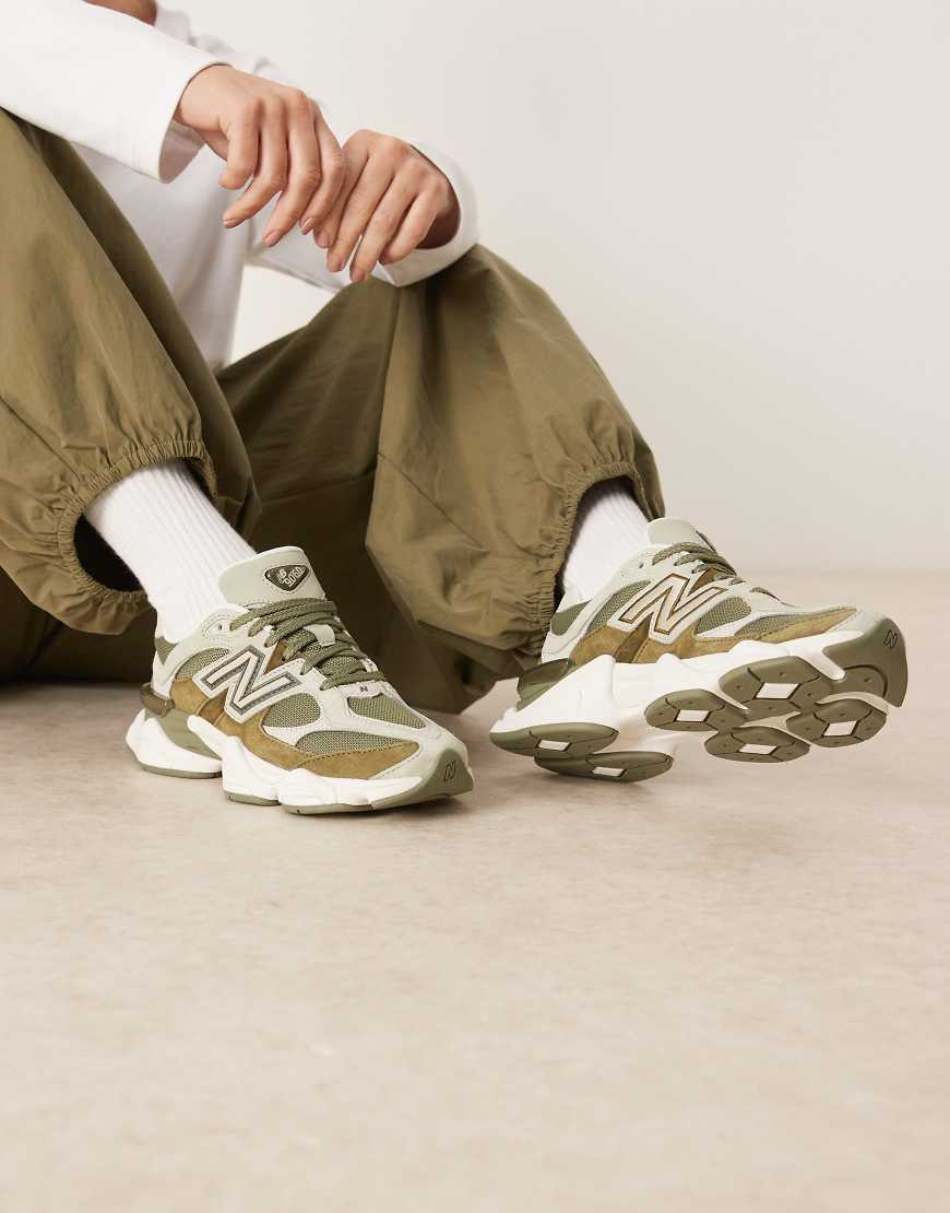 New Balance 9060 - Sneaker in Khaki-Grün