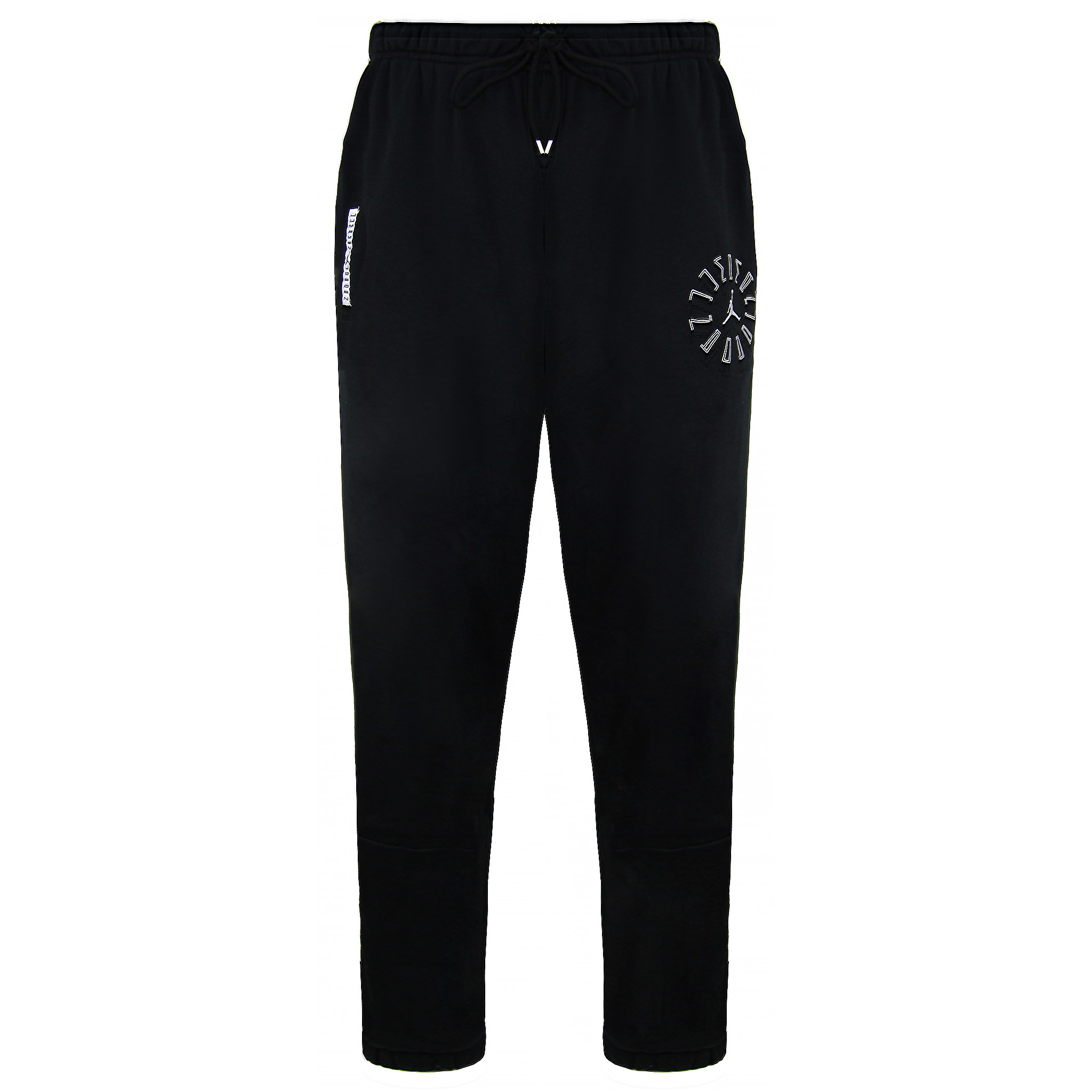 Nike Air Jordan Standard Fit Stretch Taille Zwart Logo Heren Track Broek DD0390 010