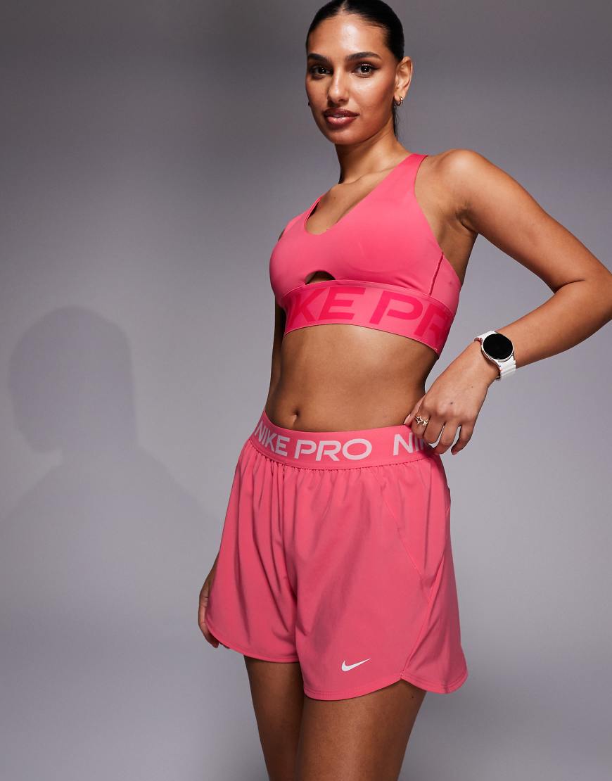 Nike - Pro Training Dri-FIT 365 - Shorts aus Webstoff in Rosa, 3 Zoll Schrittlänge