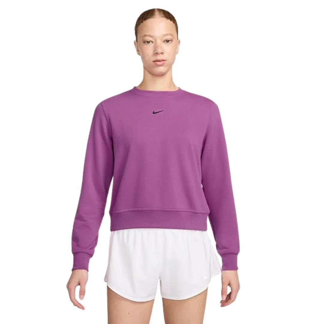 Nike Sweatshirt Met Klein Swoosh-logo In Fuchsia
