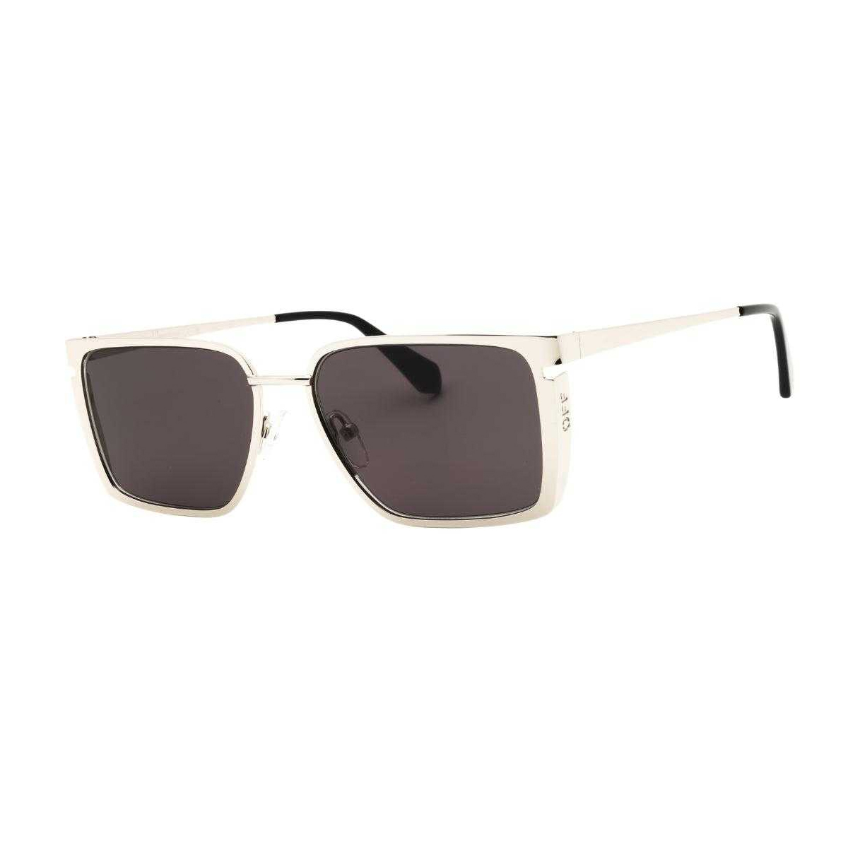 Off White Yoder zonnebril voor volwassenen (Zilver/Donkergrijs)