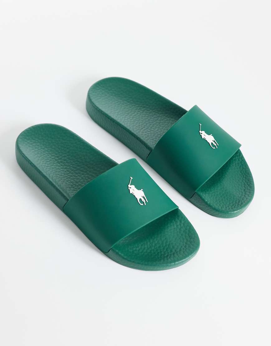 Polo Ralph Lauren - Strand-Slider in Dunkelgrün
