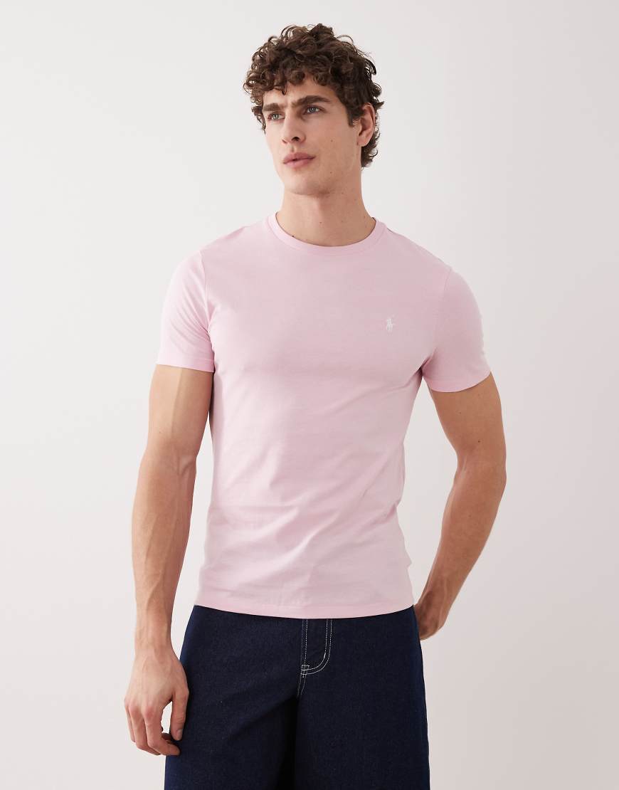 Polo Ralph Lauren - T-Shirt in Rosa mit Markenlogo
