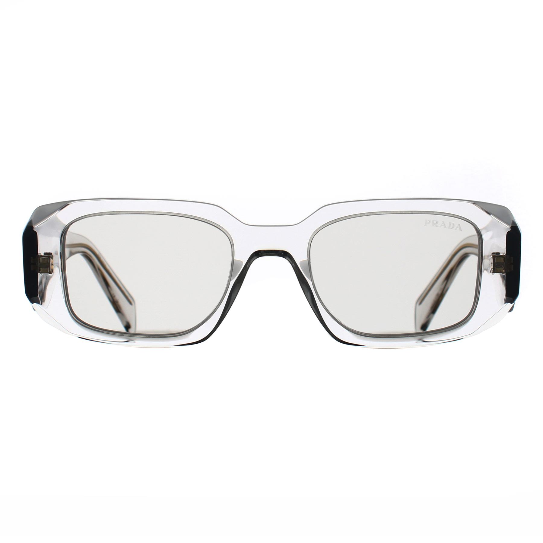 Prada PR17WS 12R30B transparant grijs lichtgrijze zonnebril