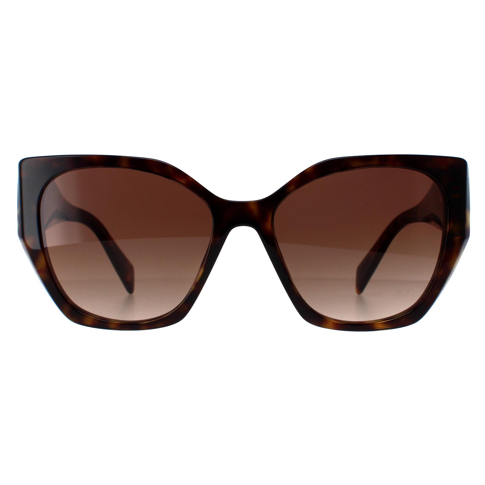 Prada PR19ZS 2AU6S1 havana bruin gradiÃ"nt zonnebril