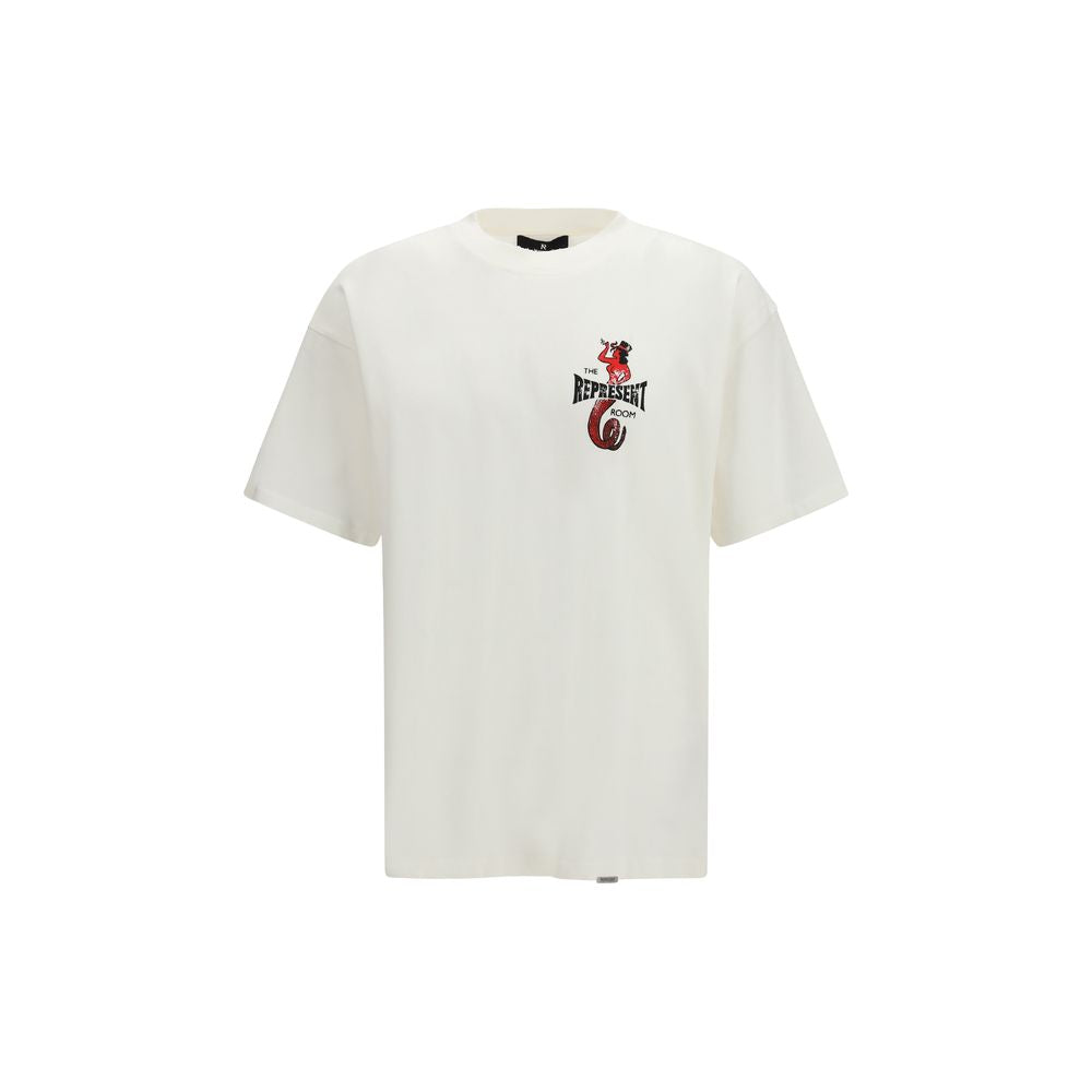 Represent Witte Katoenen T-Shirt