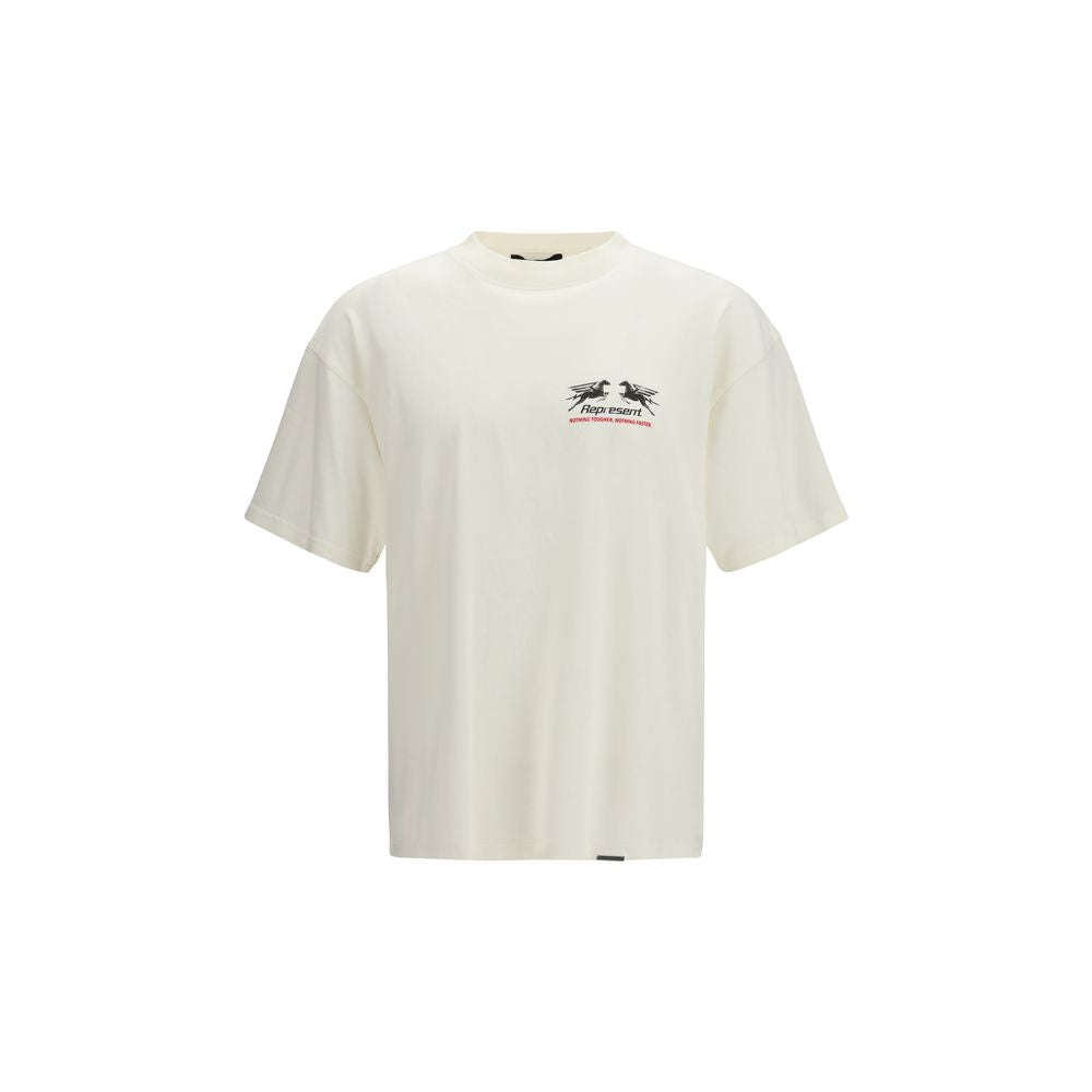 Represent Witte Katoenen T-Shirt