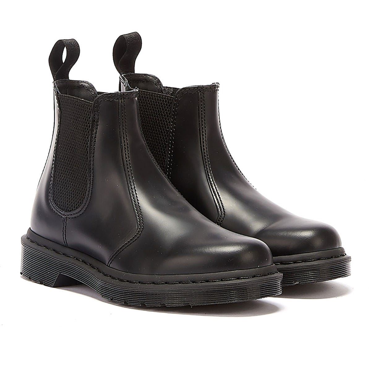 Shop Voor Dr. Martens 2976 Gladleren Dames Mono Zwarte Laarzen
