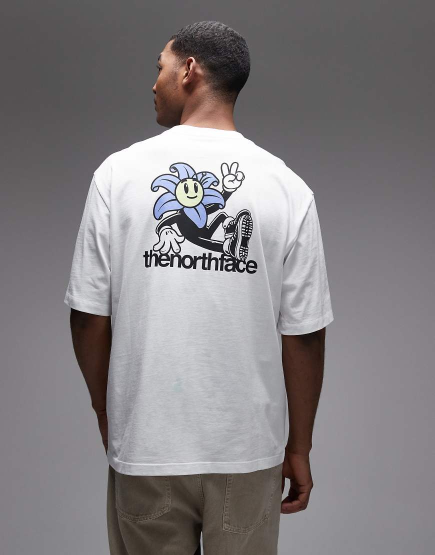 The North Face - Blossom - T-Shirt in Weiß mit Rückenprint