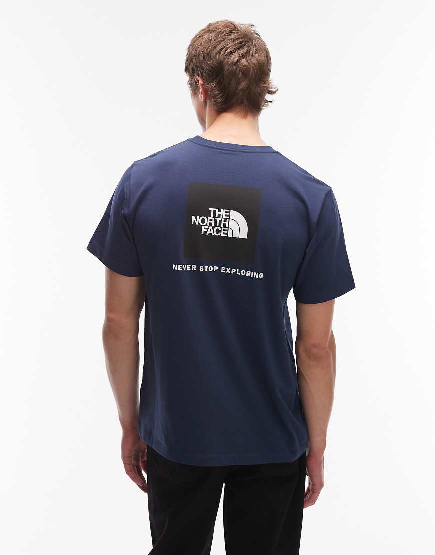 The North Face - Evolution NSE Box - T-Shirt in Marineblau