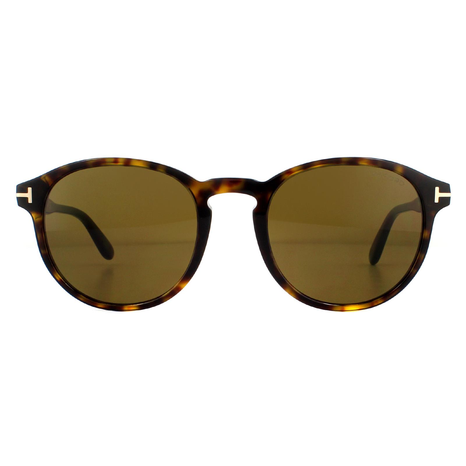 Tom Ford Zonnebril Dante FT0834 52J Donker Havana Roviex Bruin