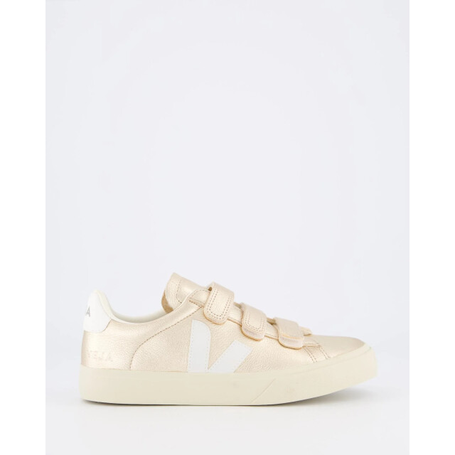Veja Dames recife sneaker leer goud