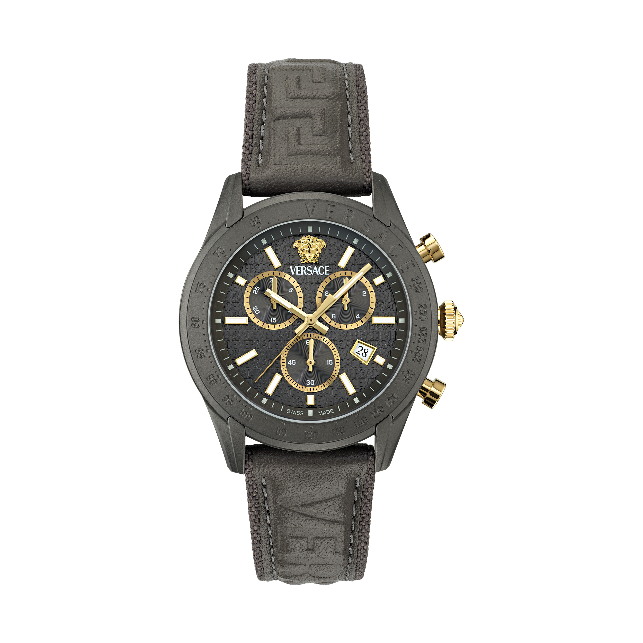 Versace Chrono Master Heren Grijze Horloge VE8R00124