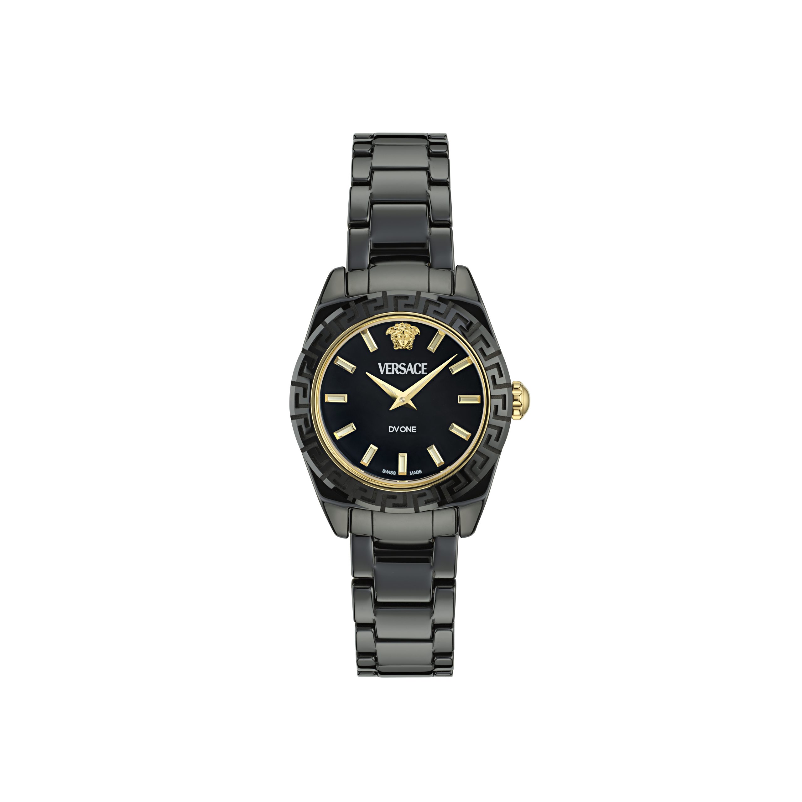 Versace Dv One Mini Dames Zwarte Horloge VE9F00124