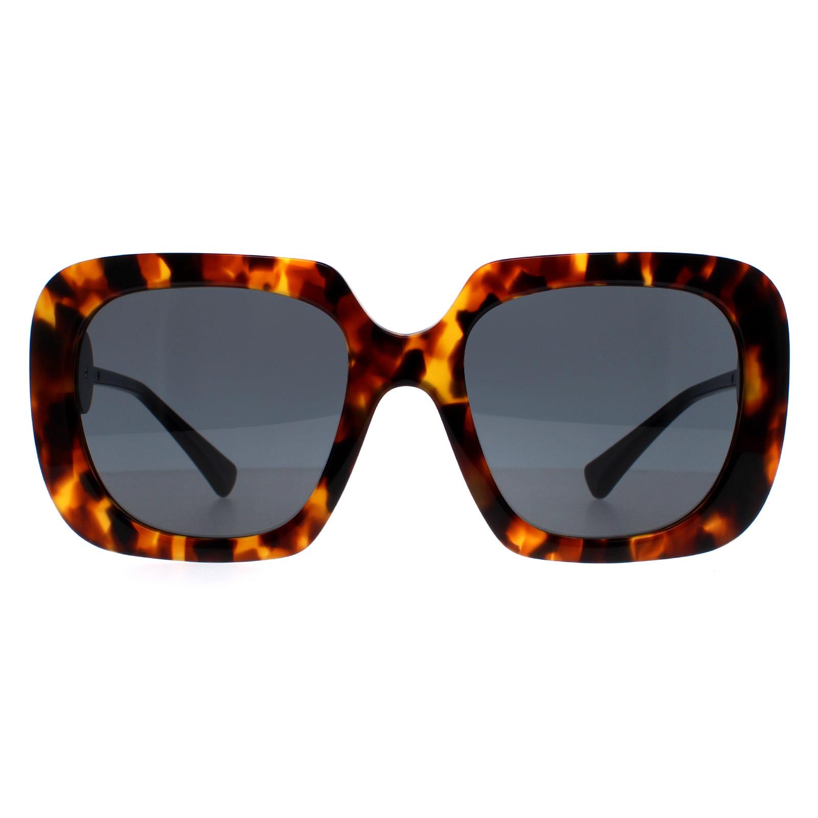 Versace VE4434 511987 licht havana donkergrijs zonnebril