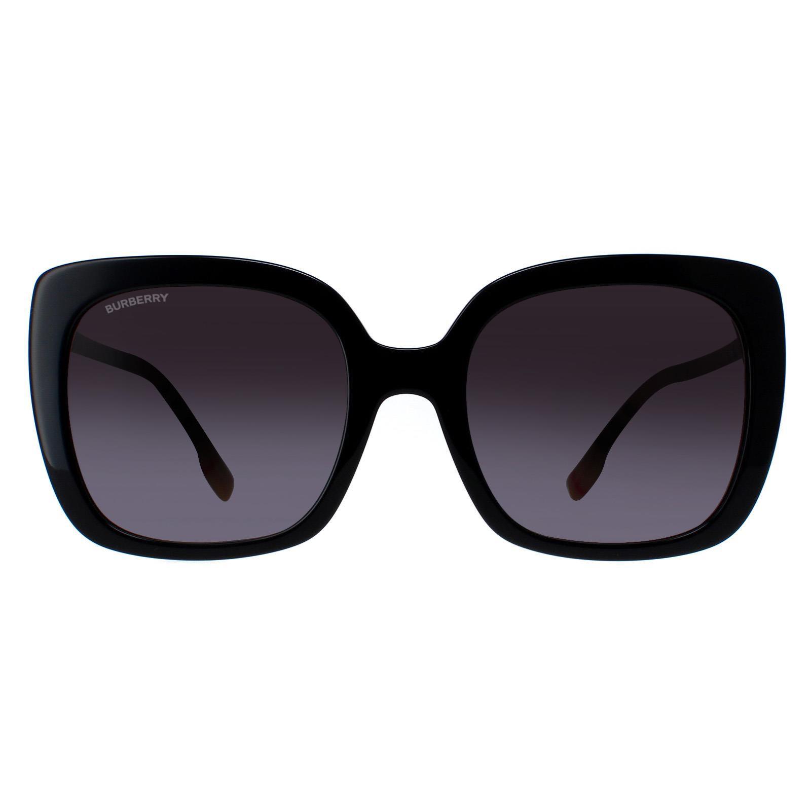 Burberry BE4323 38538G zwart grijs gradiÃ"nt zonnebril