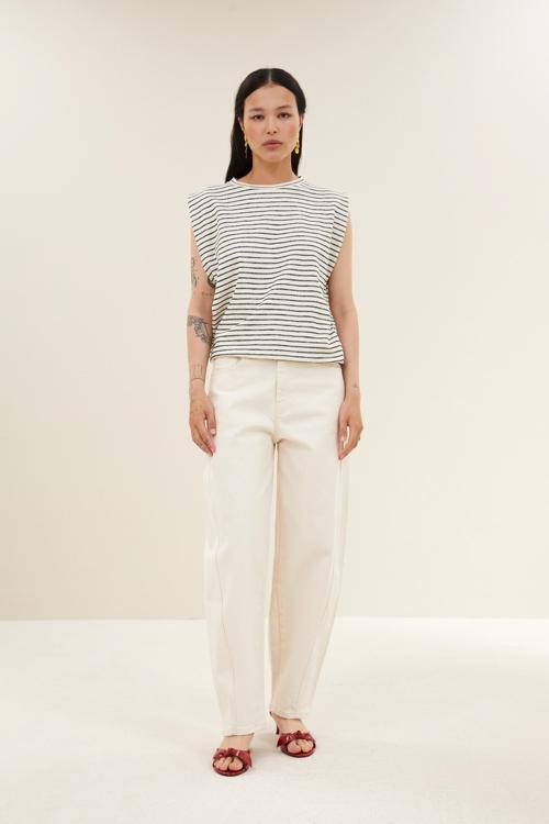 By-Bar Jeans begum raw | White