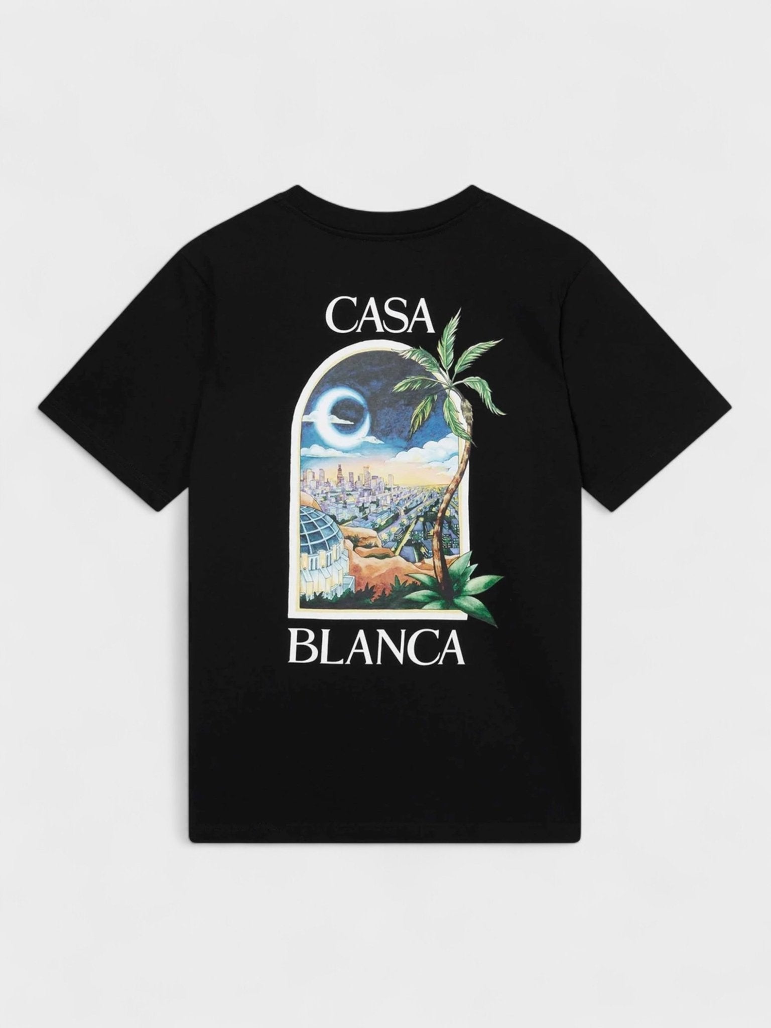 Casablanca LA Nights T-shirt Zwart