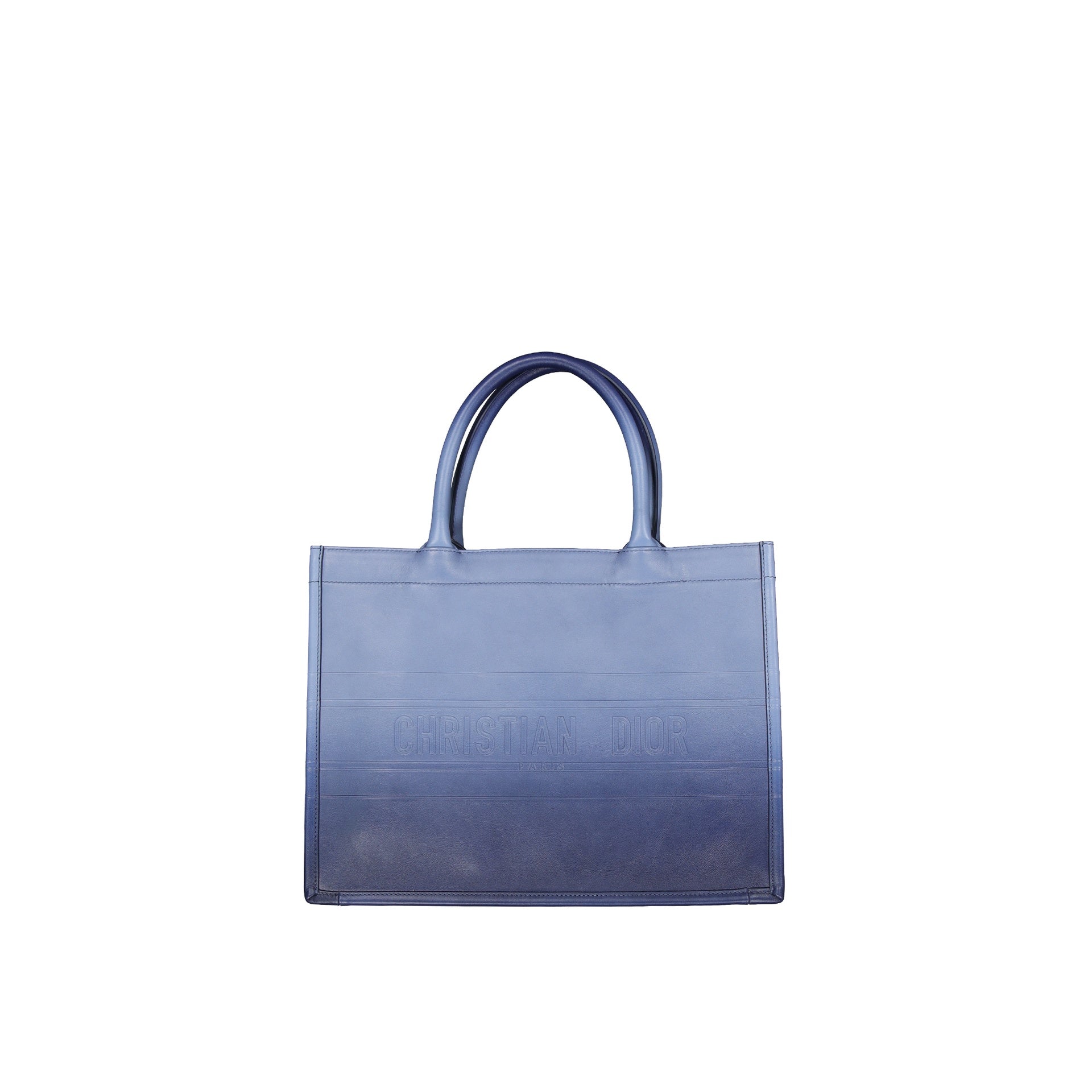 Christian Dior Medium Book Tote Tas van Leer