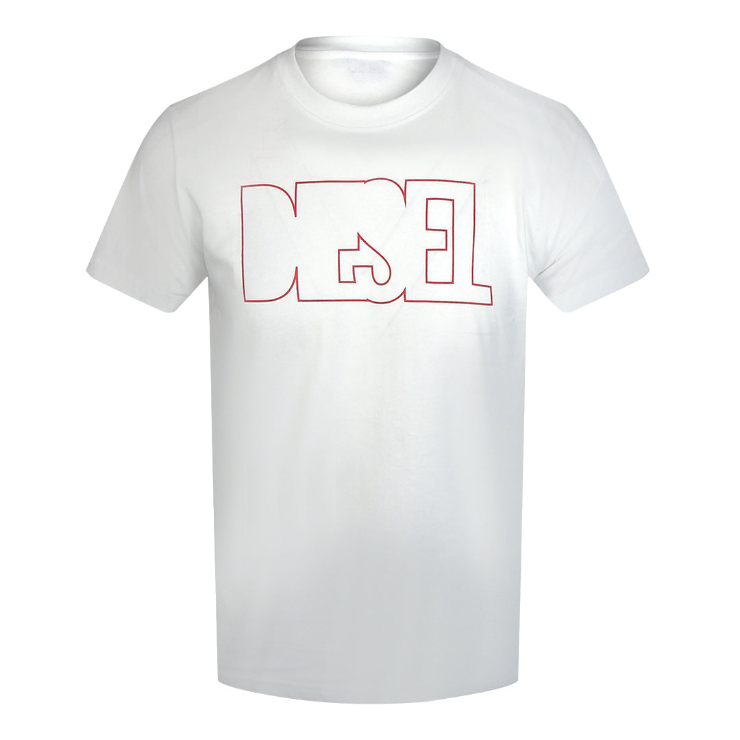 Diesel Outlined Logo Felwit T-shirt