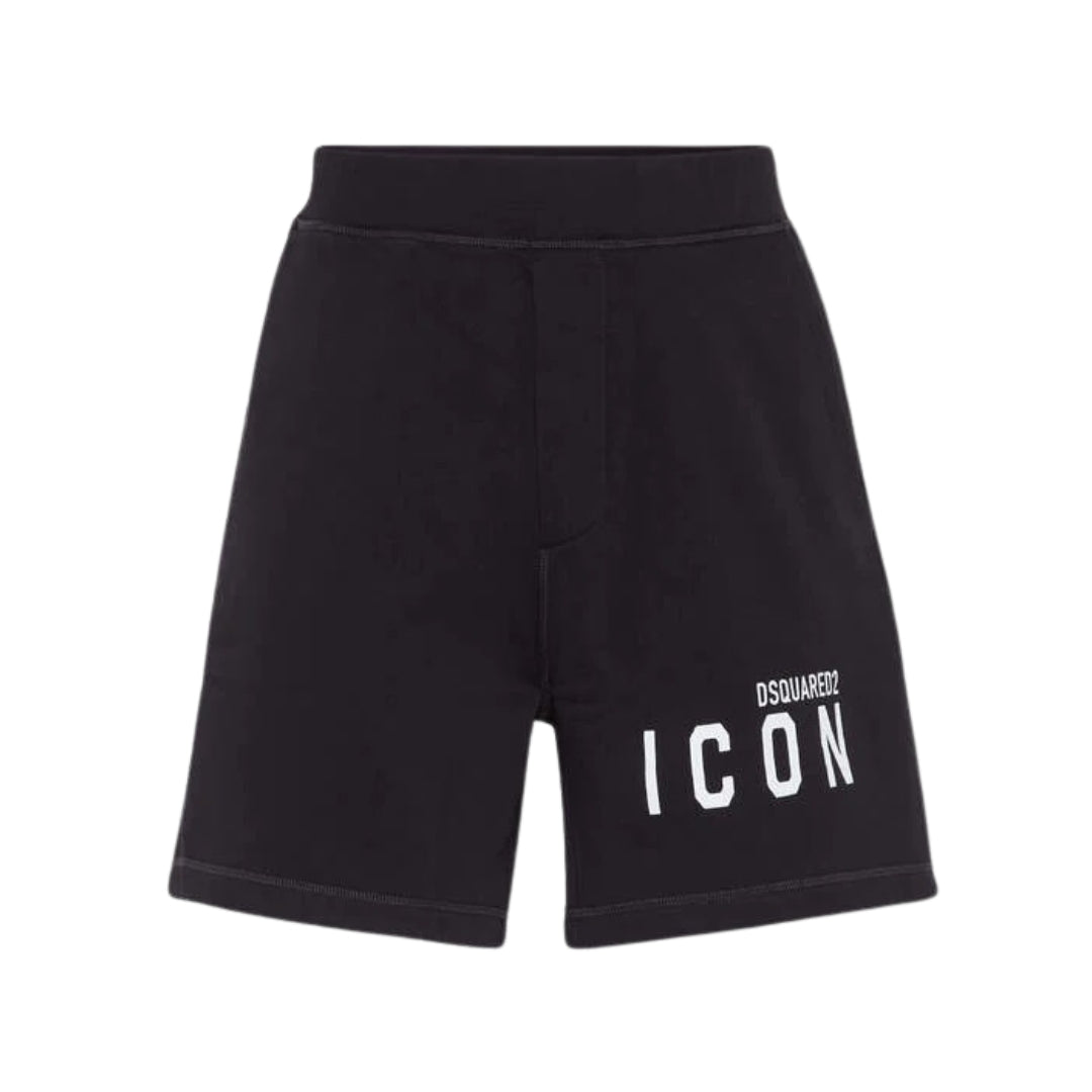 Dsquared2 Icon Logo Zwarte Relax Fit Short