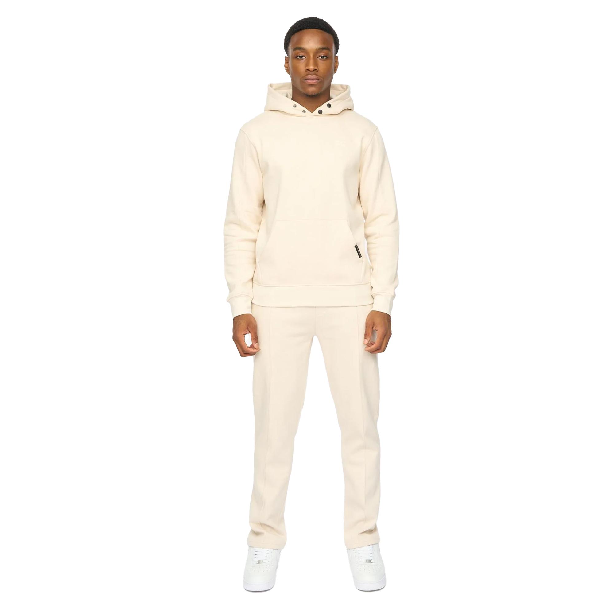 Duck and Cover Heren Chattamere Hoodie & Onderdeel Set (Off White)