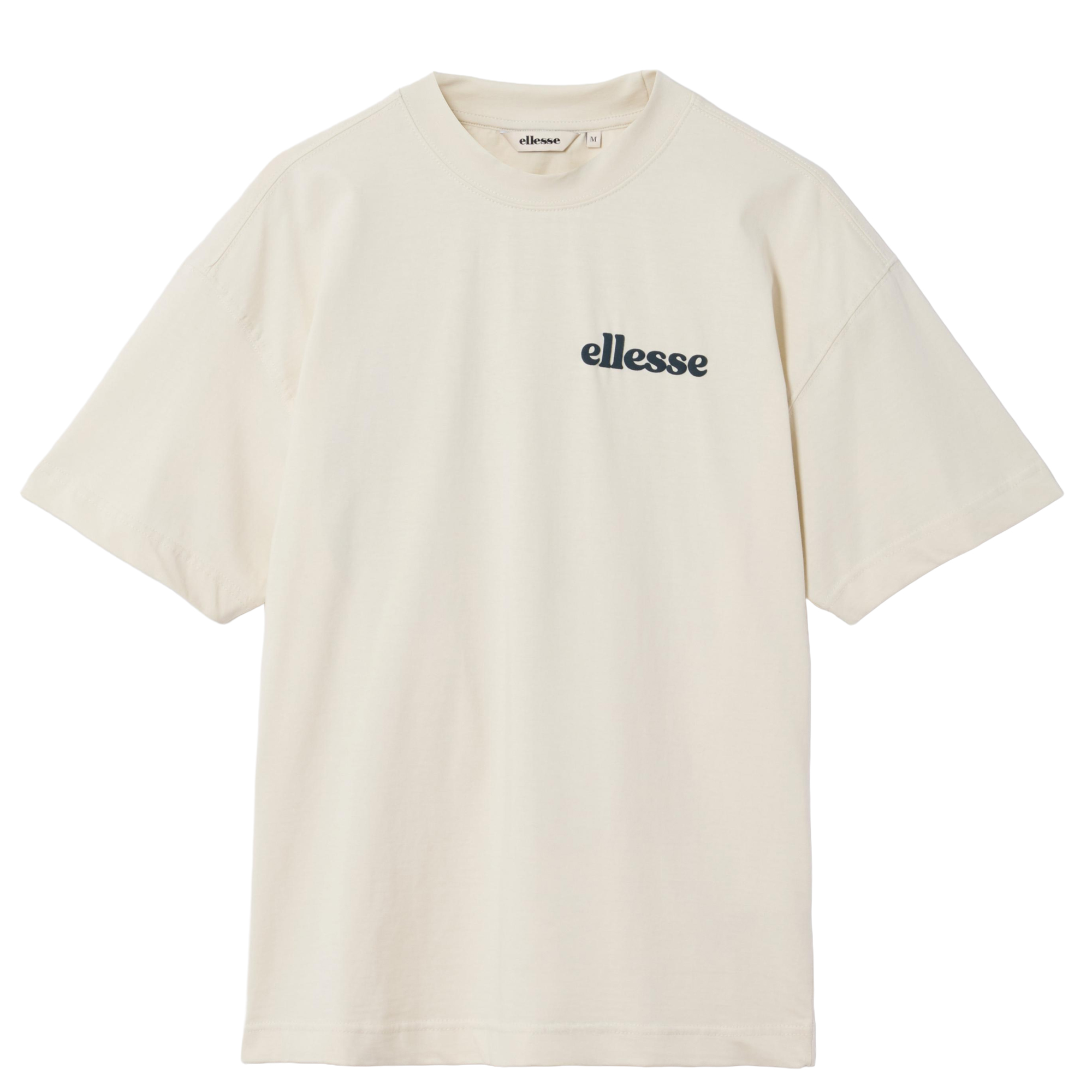 Ellesse Heren Entriamo Achterprint T-Shirt (Off White)