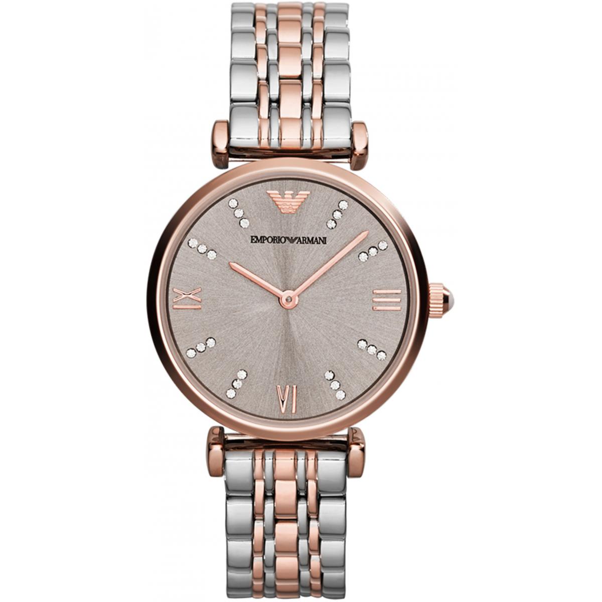 Emporio Armani Gianni T-bar Dames Horloge Multi AR1840