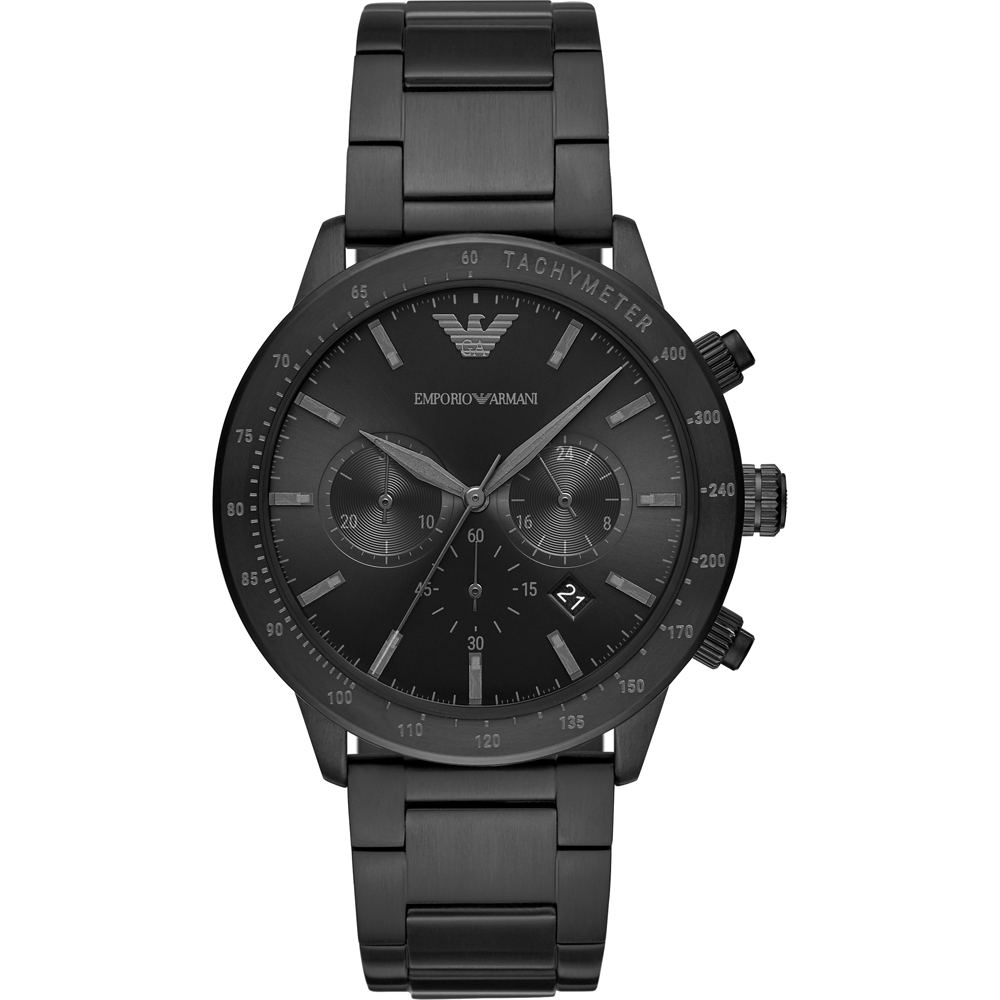 Emporio Armani Mario Heren Horloge Zwart AR11242