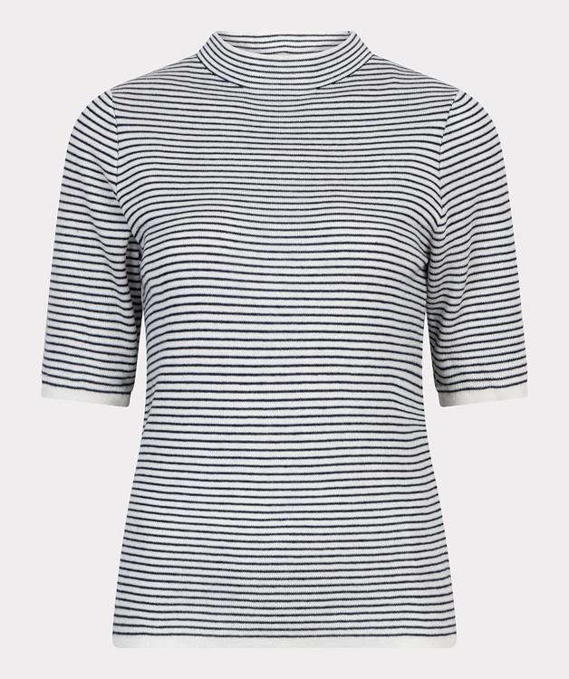 Esqualo Sweater striped | Off White/Navy