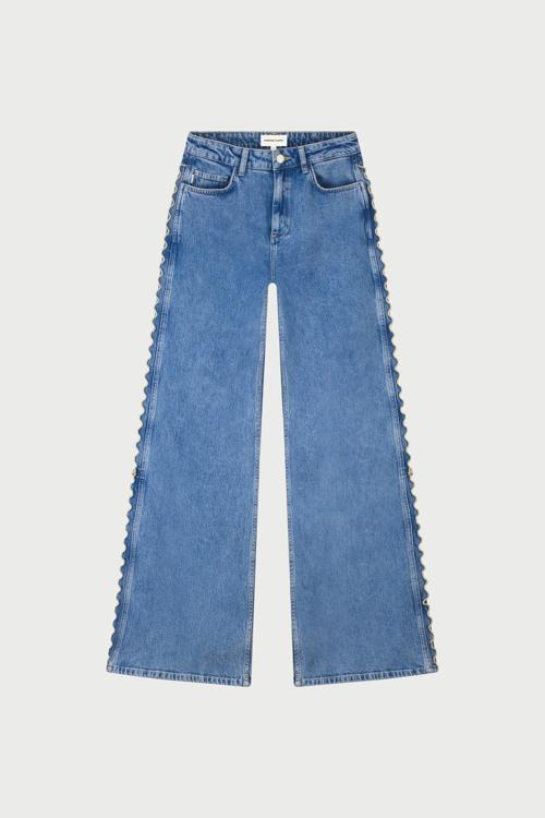 Fabienne Chapot Jeans Thea Wide Leg | Mid Blue