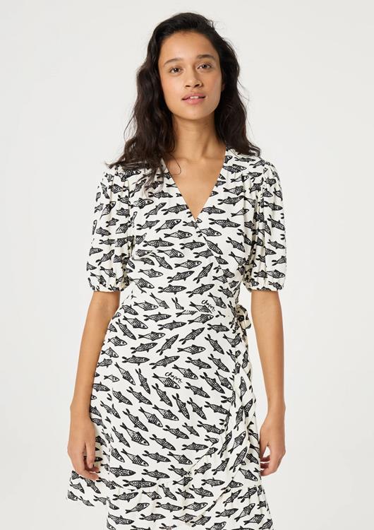 Fabienne Chapot Jurk | Cosy White/Black