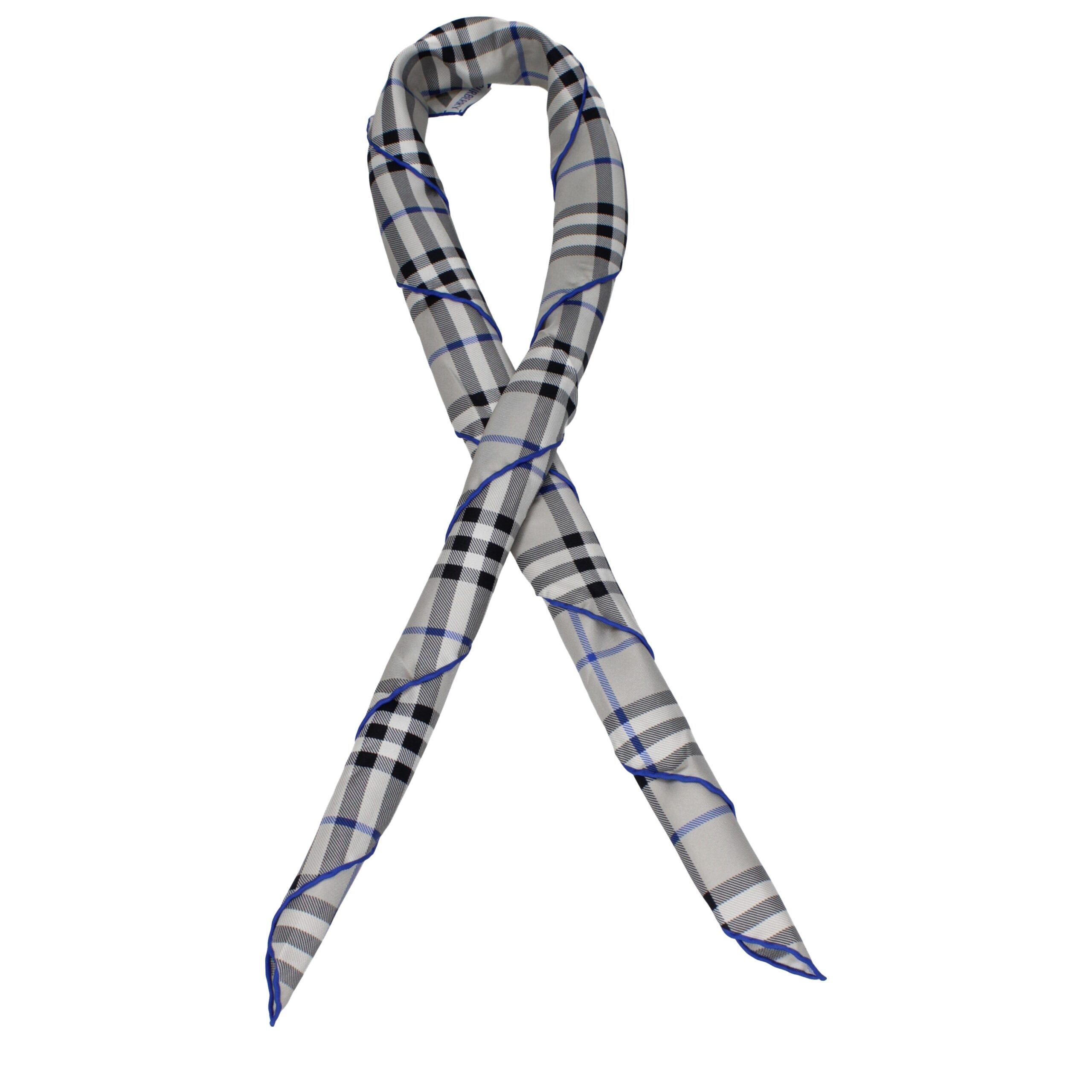 Grijze Zijden Foulard