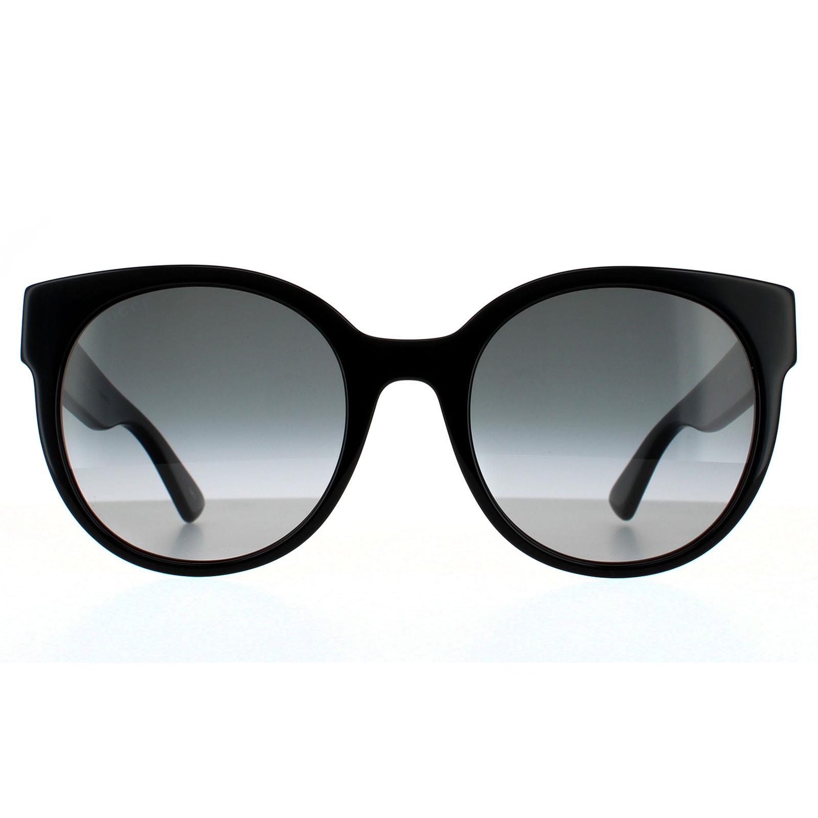 Gucci zonnebril GG0035SN 001 Zwart grijze gradiënt