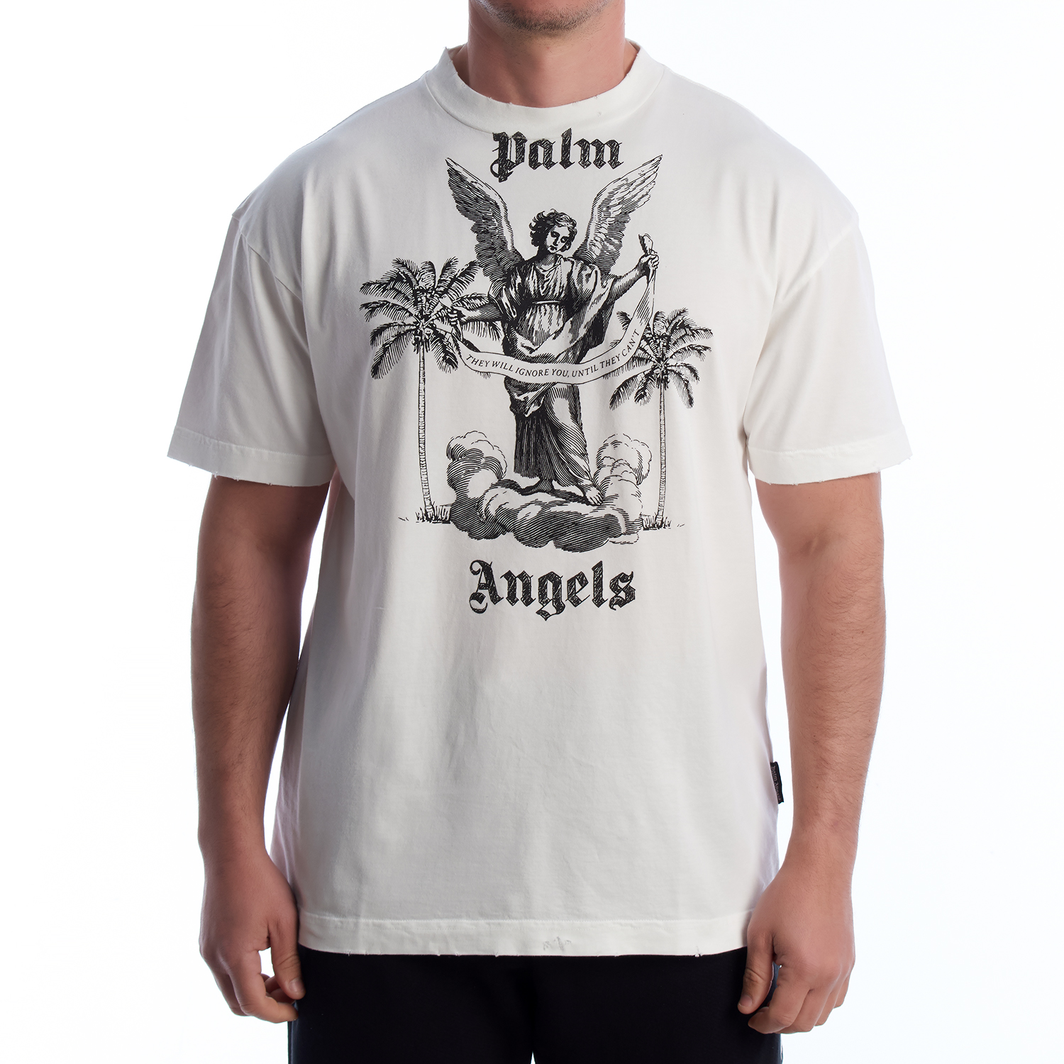 Heren T-shirt met Korte Mouwen en Print PMAA072F23JER0030110