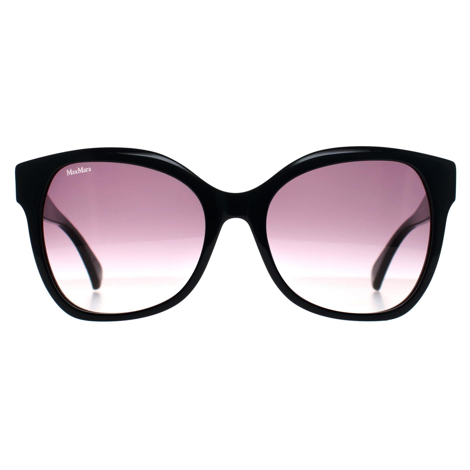 Max Mara Vlinder Vrouw Glimmend Zwart Rook Grijs Kleurverloop MM0014 Emme3