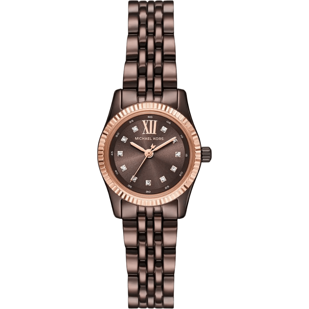 Michael Kors MK4844 Lexington dameshorloge met bruine wijzerplaat