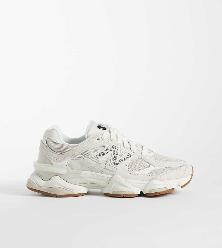 New Balance - 9060 - Sneaker in Beige mit Leoparden-Print-Detail-Neutral