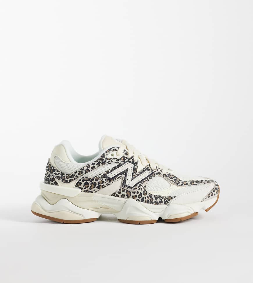 New Balance - 9060 - Sneaker mit Leopardenmuster-Detail, exklusiv bei ASOS-Neutral