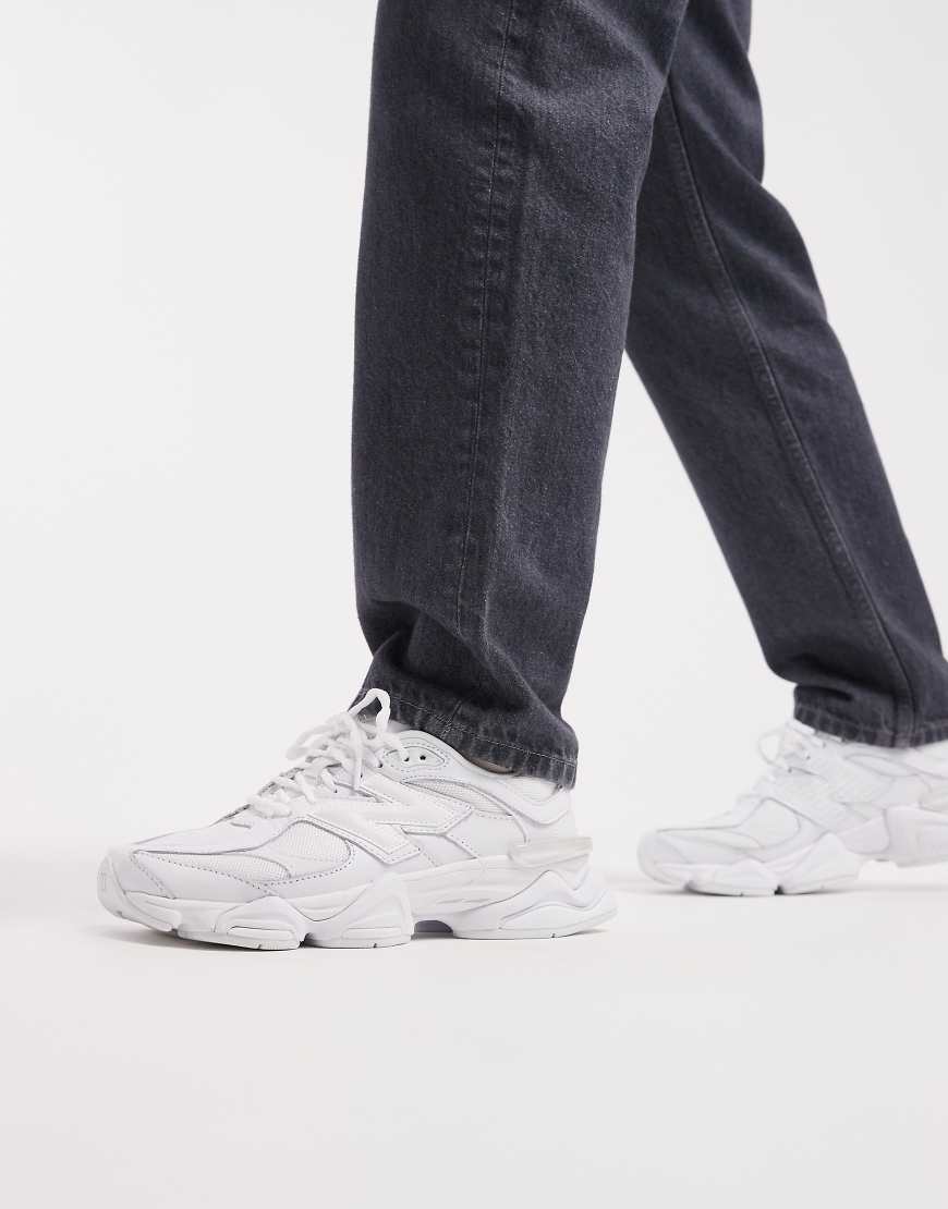 New Balance - 9060 - Unisex-Sneaker in Triple-Weiß